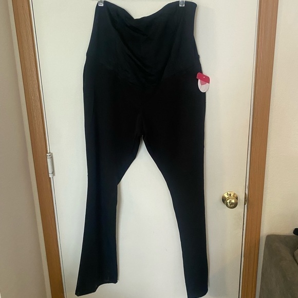NWT Isabel, maternity boot cut black pants size 14 - Picture 1 of 4